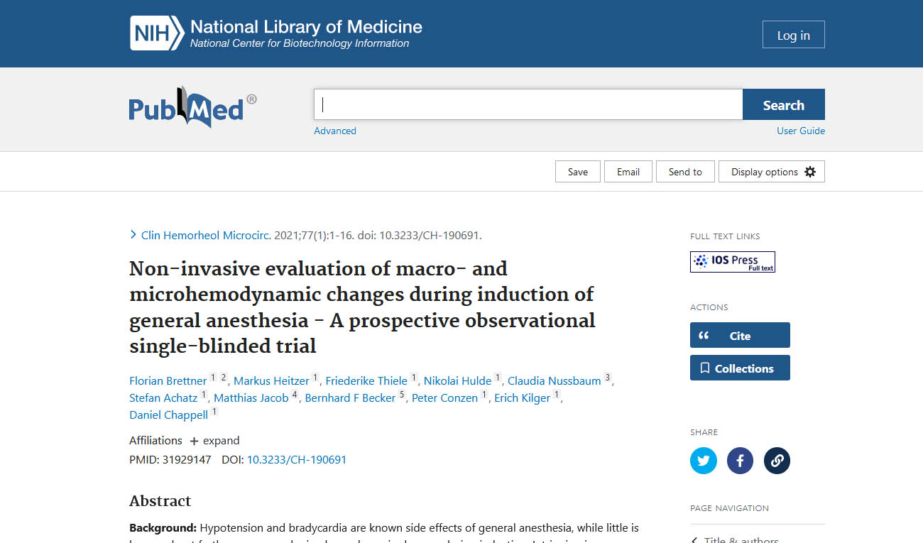 Non-invasive evaluation of macro- and microhemodynamic