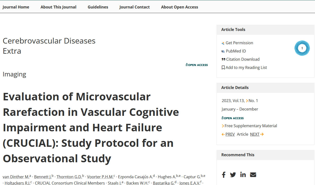 Microvascular Rarefaction in Vascular Cognitive Impairment and Heart Failure